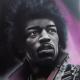 "Purple haze" ( Ritratto di J.Hendrix)