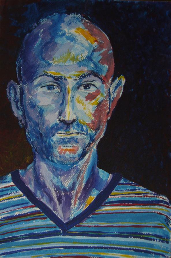 Autoritratto in blu. 