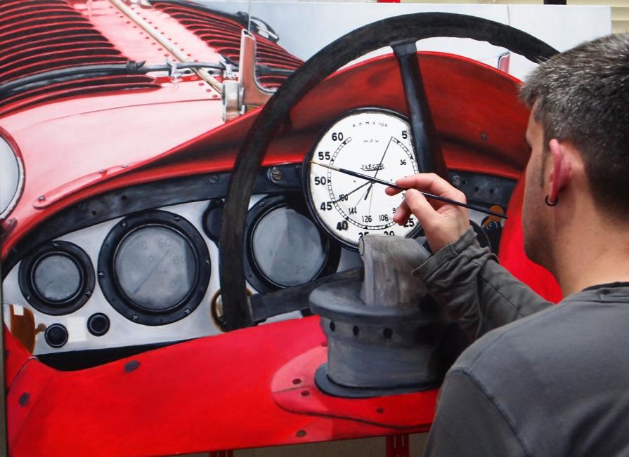 Pintura em progresso / Painting in progress