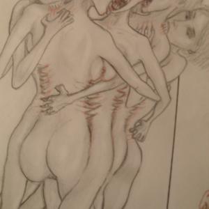 Cannibal top model fight - Piccole Arpie (particolare)