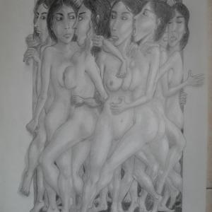 Piccolette lottanti - Al Concorso: Chi esce per prima? (particolare)