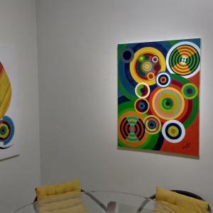 COMPOSITION NR 039 MASTËR On Wall 02– "Square & Circle 025" – By EURICO HAAN – 2016 COMPOSITION NR 039 MASTËR On Wall 02–