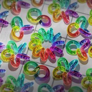 Coiled Rings of Glass