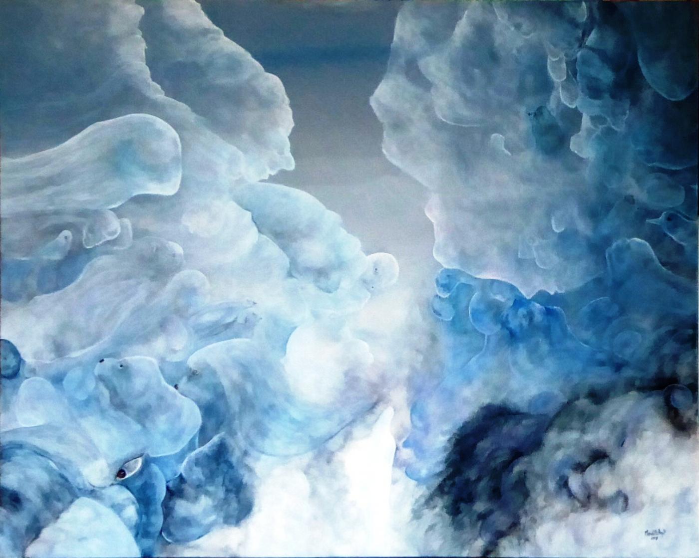 My painting "Aldilà", published in "Appunti di vita"