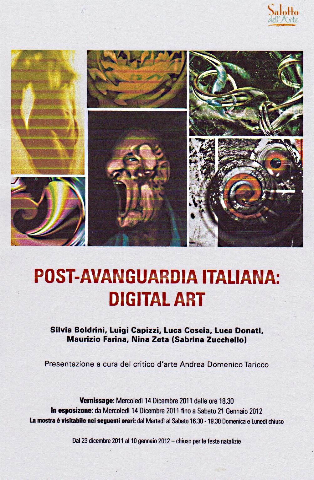 POST AVANGUARDIA ITALIANA:DIGITAL ART