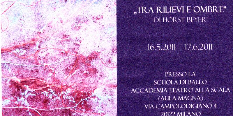 Exhibition "Tra Rilievi E Ombra"