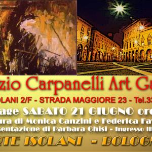DOPPIO VERNISSAGE A CORTE ISOLANI (BOLOGNA)