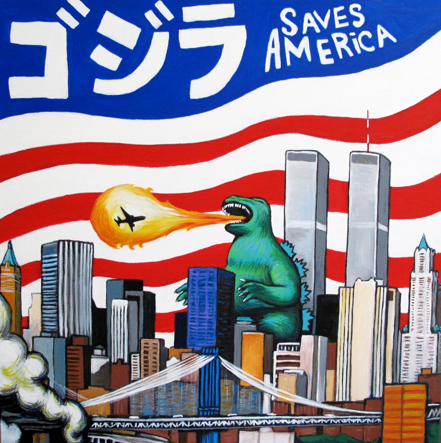 Godzilla saves America Godzilla saves America