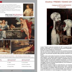 Vincitrice PREMIOTIZIANO 2012/2013 Categoria "Arte Albescente"