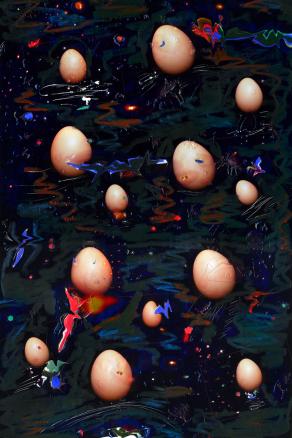 dentro l'uovo e fuori,un mondo nuovo.