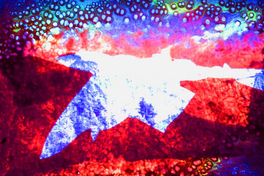 Two Burnt Slides Overlay