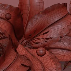 Lilium ( 3d Model screen shot ) Lilium ( 3d Model screen shot )