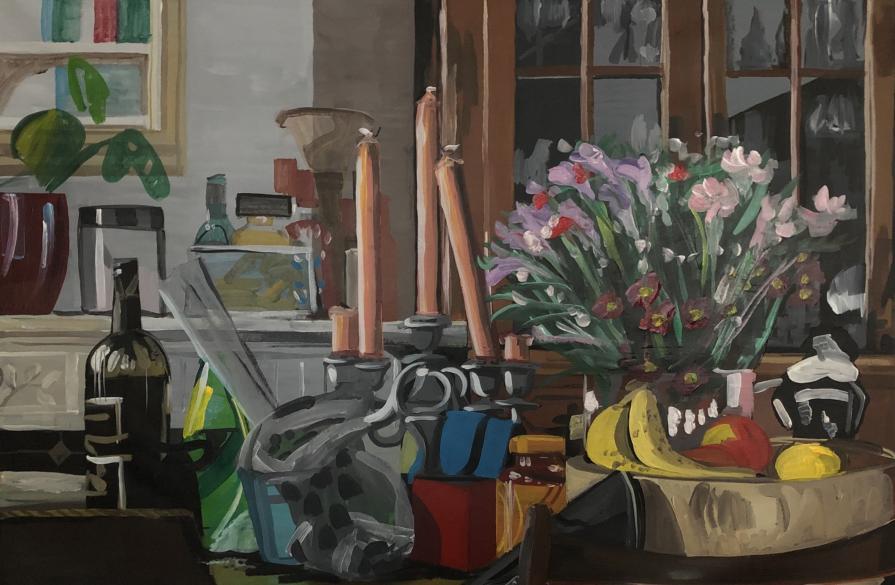 The table and the light