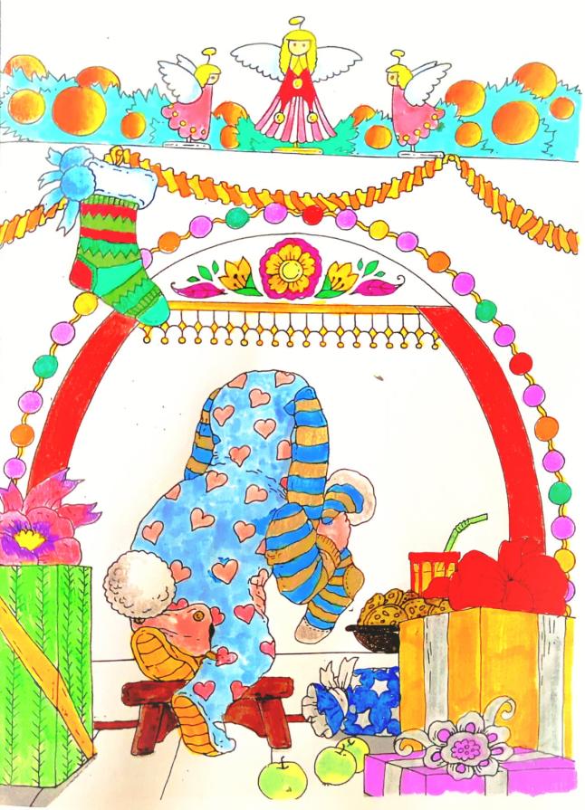 Un soffio di polvere di stelle...e il mondo si tinge di Natale !!! ...