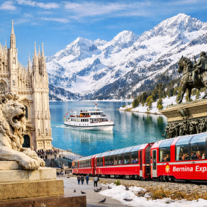 ... A bordo del Bernina Express si torna bambini !!! ❤️