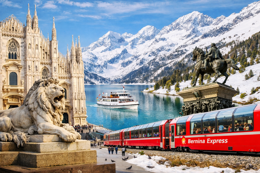 ... A bordo del Bernina Express si torna bambini !!! ❤️