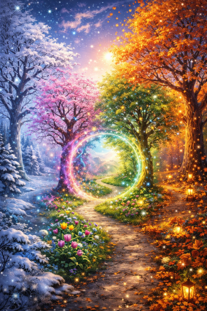    .... Il portale si apre... un invito a camminare attraverso il tempo e la natura !!! ....