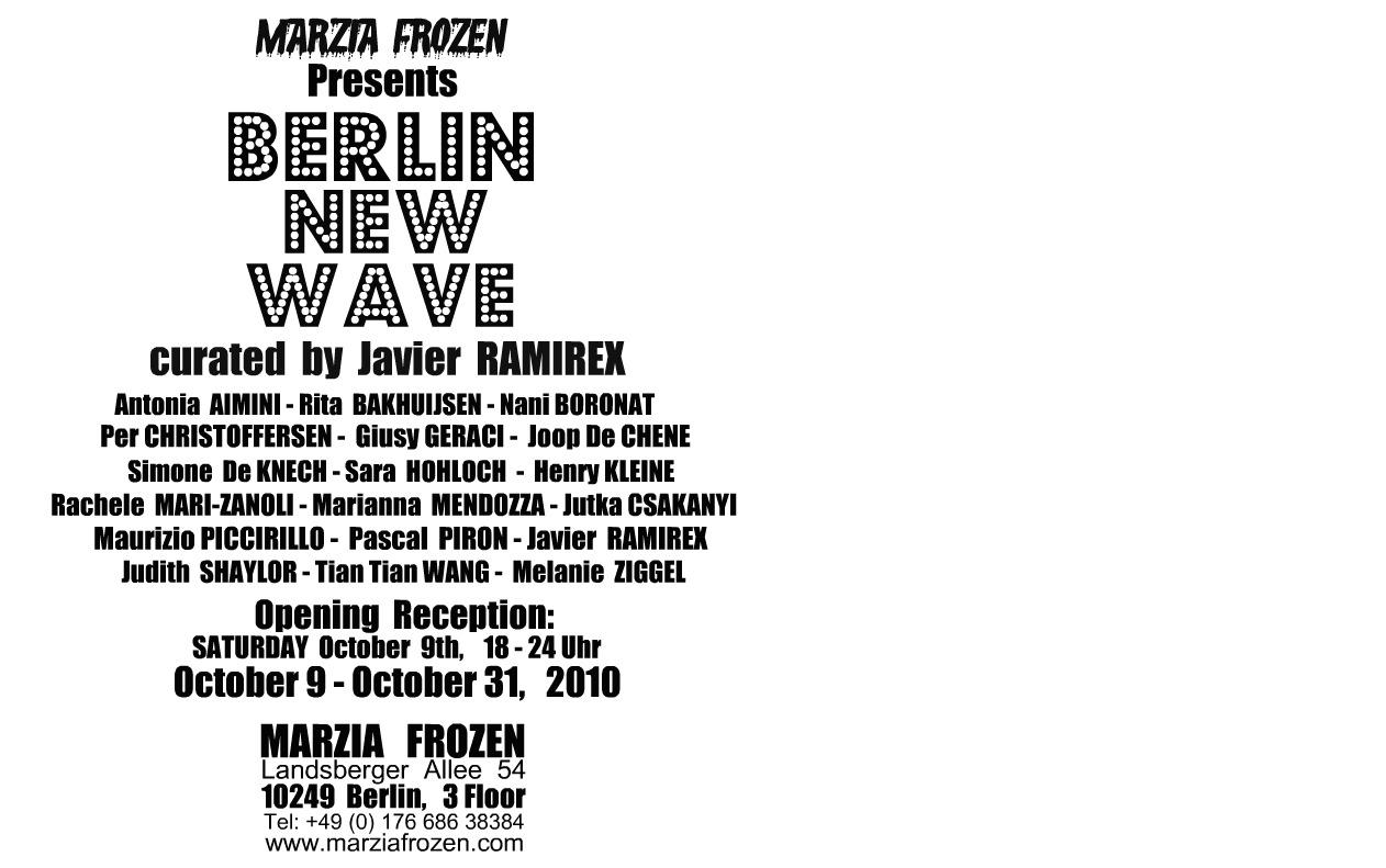 BERLIN NEW WAVE BERLIN NEW WAVE