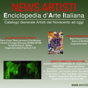 News Artisti Enciclopedia d'Arte Italiana