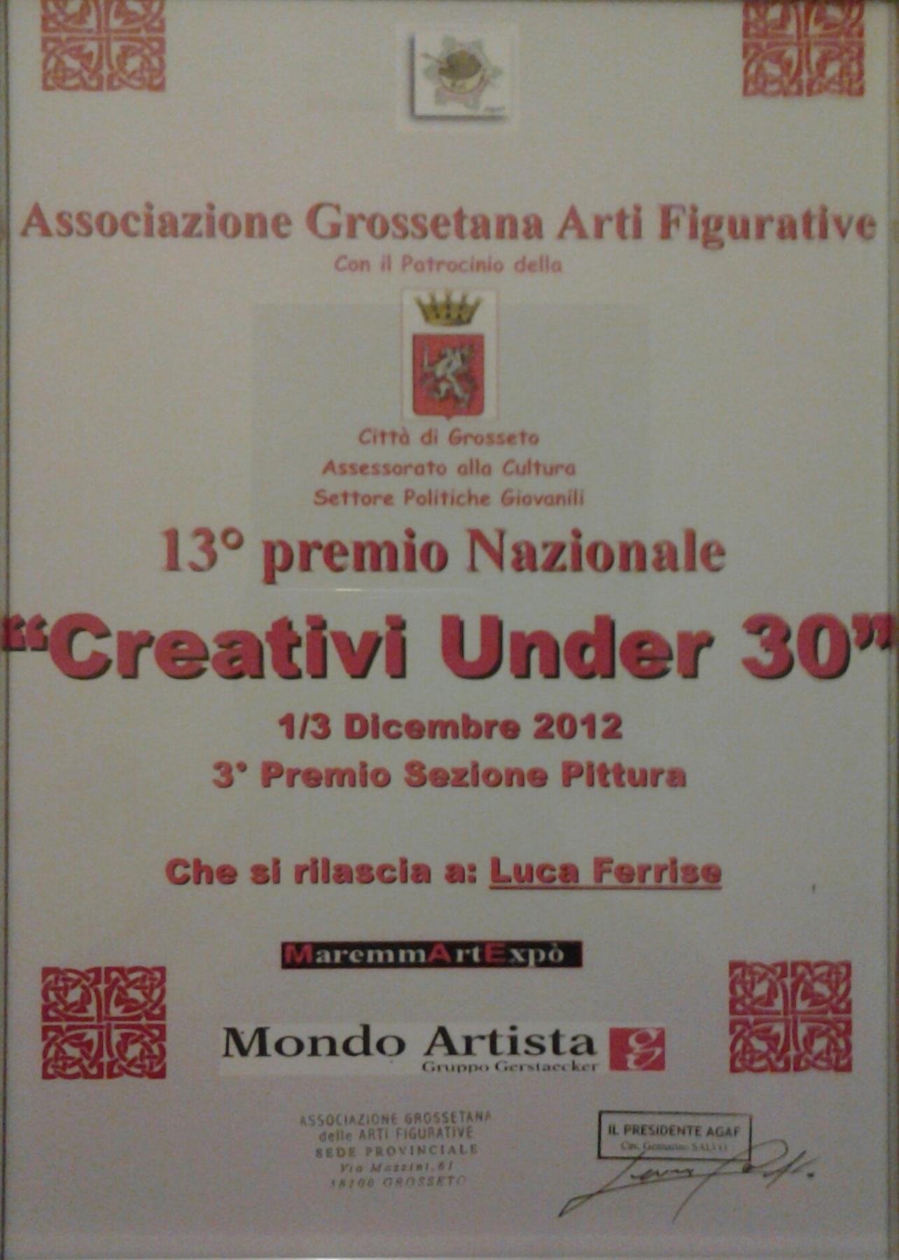 premio nazionale creativi under trenta