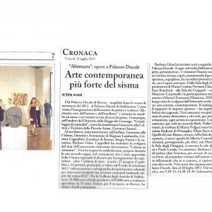 LE FOTO DELL'INAUGURAZIONE di ABSTRACTA A SABBIONETA (MN)