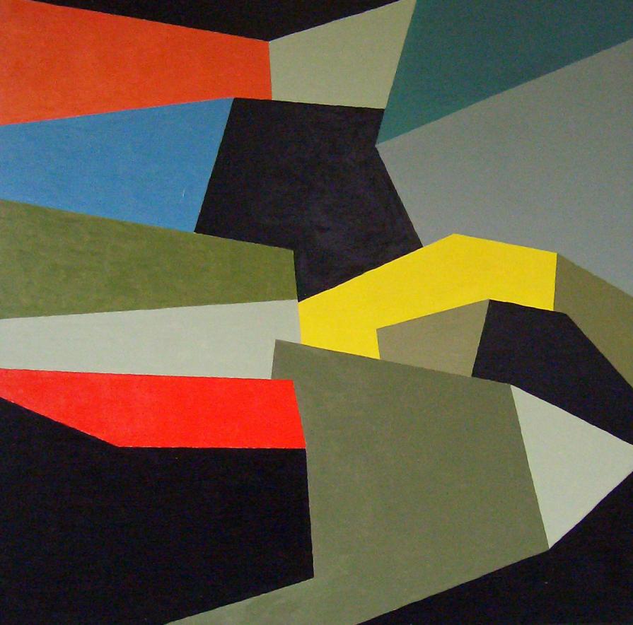 Rovine  n.2   olio su tela    100x100   2007