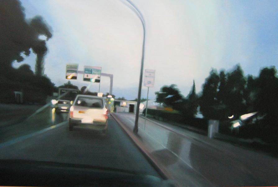 Viale Roma nell'ora dell'indaco