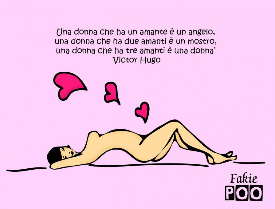 una donna con un amante