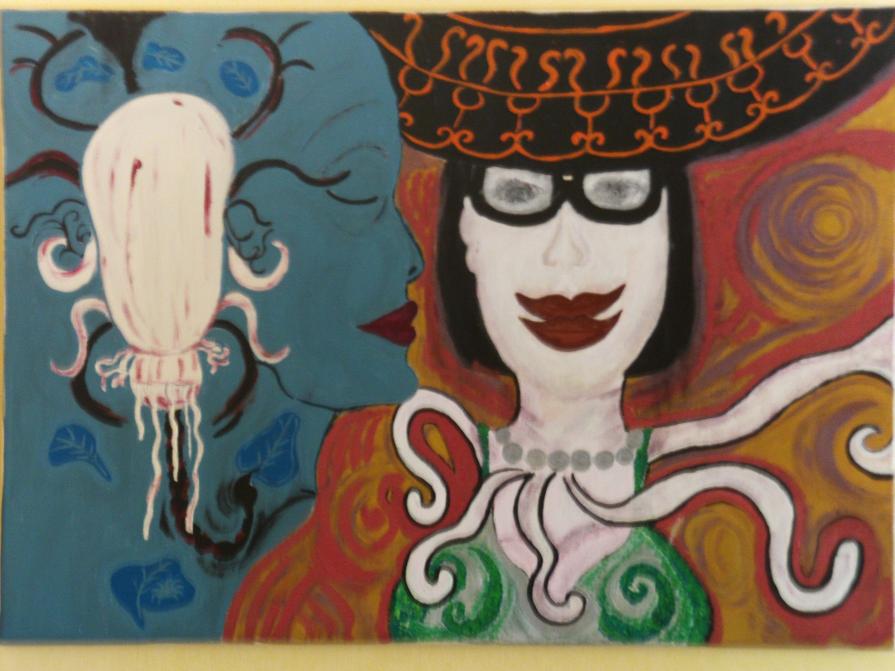 donna con due sorrisi