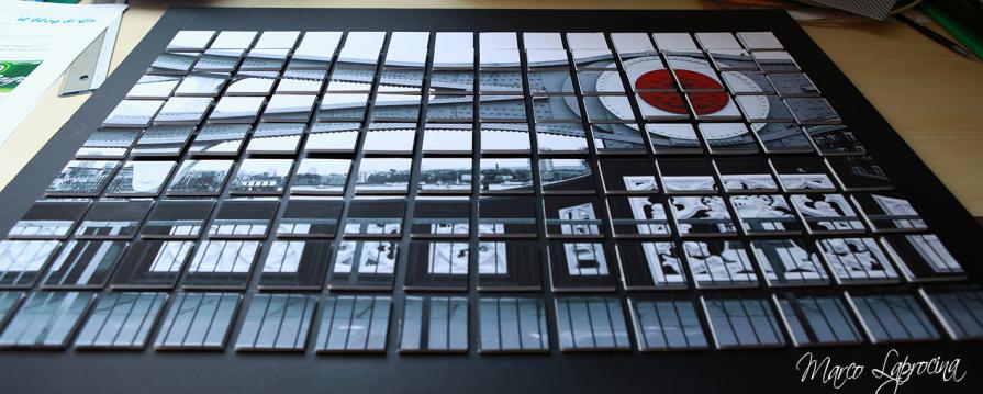 Mosiaco Fotografico 3D Red London 1