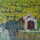 Julie Calvo (Francia) - Chiesa di campagna - Olio Tela  - 40 X 50