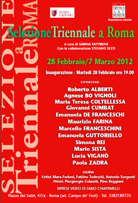 SELEZIONE TRIENNALE ROMA