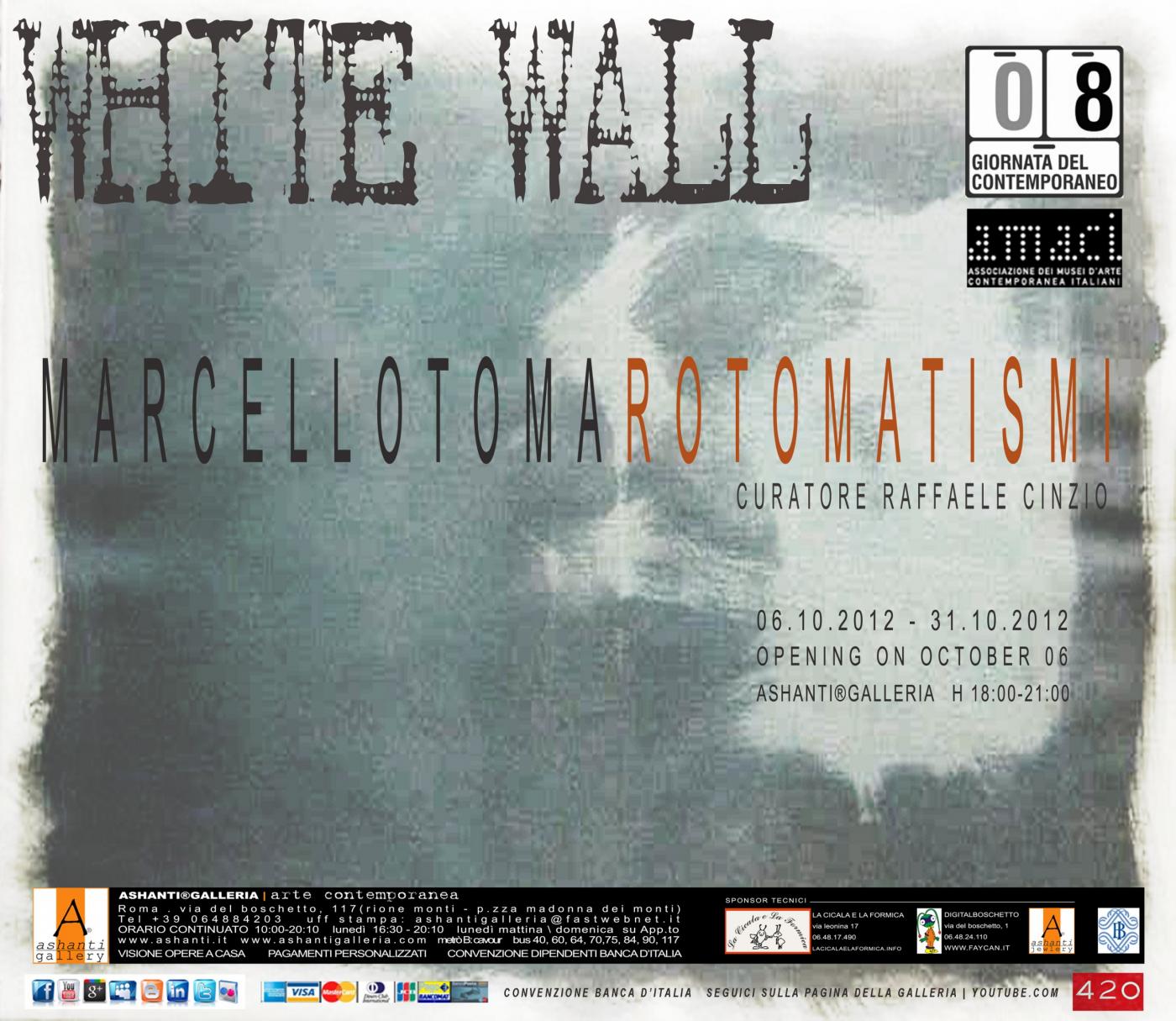 WHITE WALL | ROTOMATISMI | MARCELLO TOMA