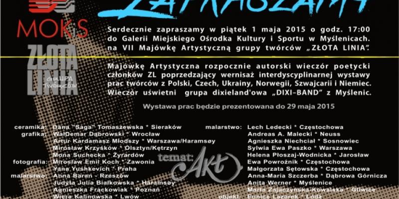 VII from the annual exhibitions of Artists from the Group Golden Line - May 1st, 2015 VII from the annual exhibitions of Artists from the Group Golden Line - May 1st, 2015