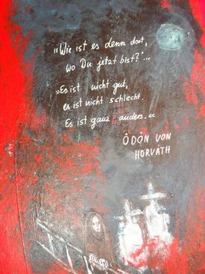 -I go with you...-Acryl auf Karton,.100 x 70 cm