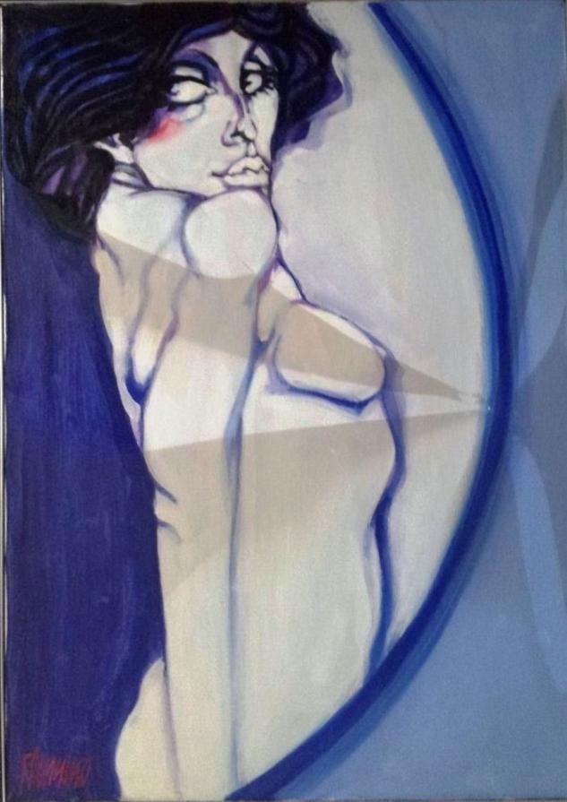 Natale Filannino (Italia) – Nudo – olio tela – 50 x 70