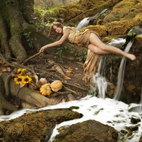 Autunno " La Foglia che riposa " dal progetto L"Essenza delle Stagioni "