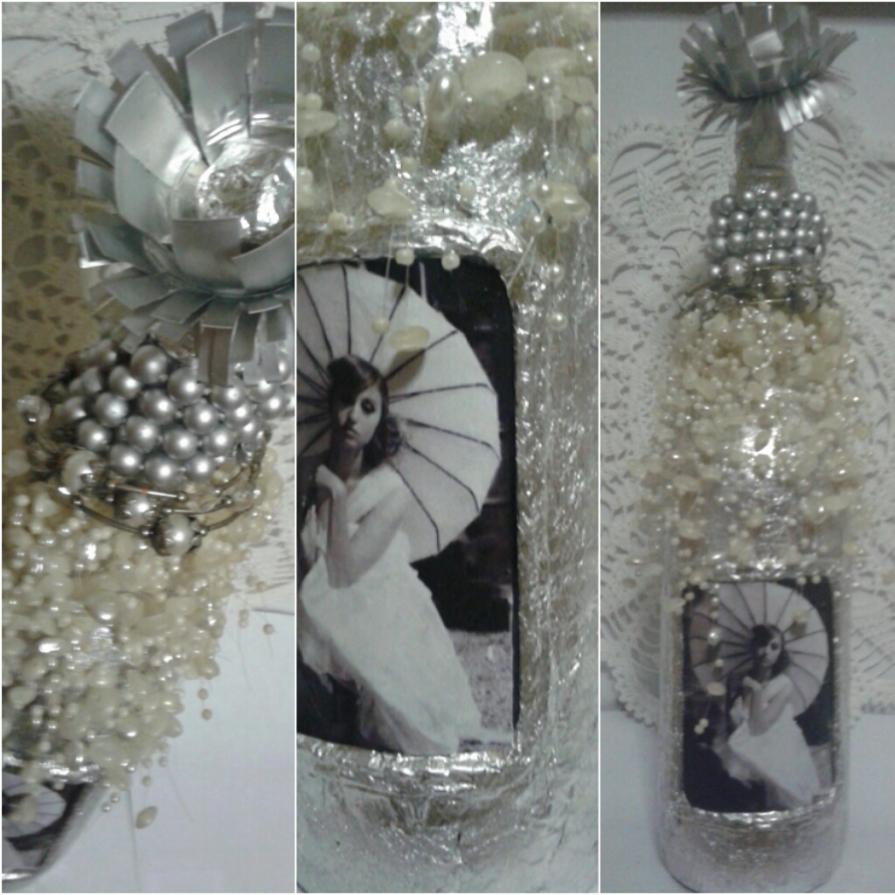 Bottiglia Vintage in Alluminio (Riciclo)