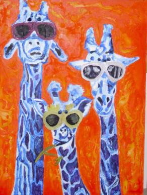 "WHAT ARE YOU LOOKING AT ? " 