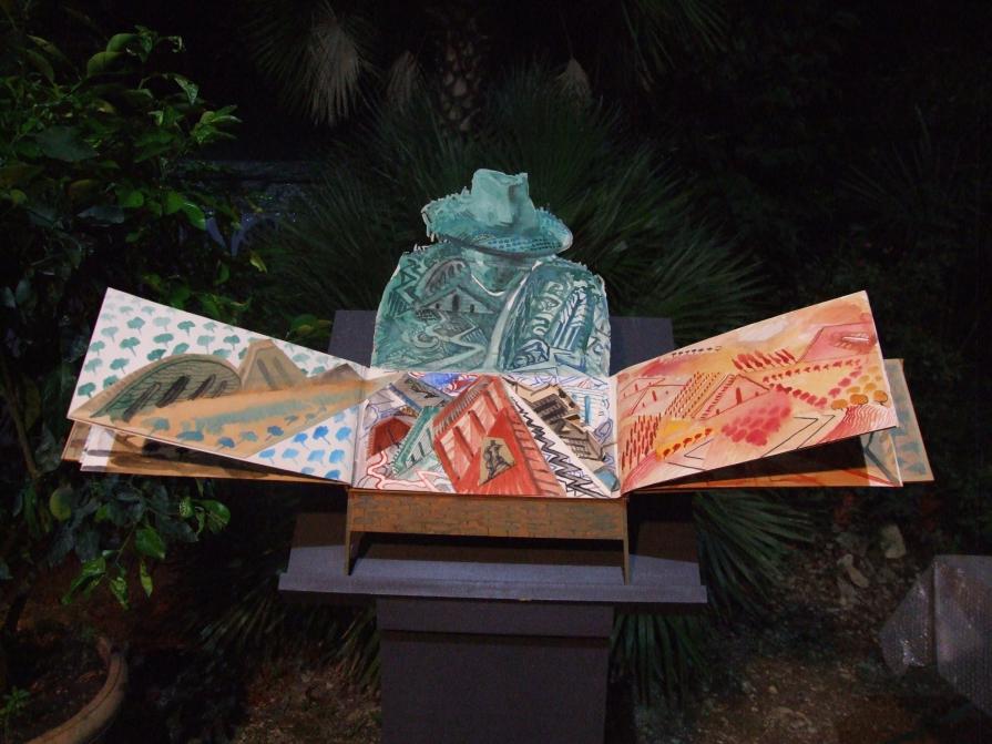 Il viaggio alterno dell'uomo  1991 / Libro d'artista di forma variabile