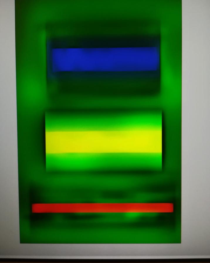 La progressione del colore è lì in alto .