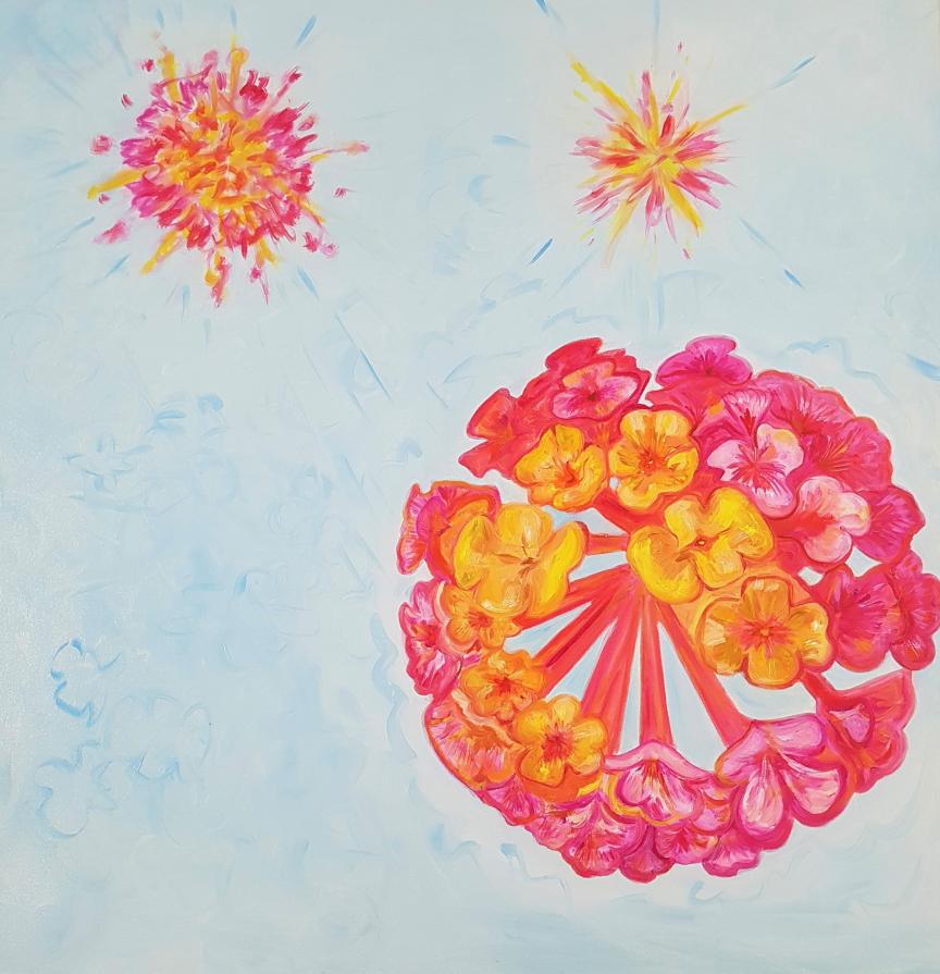 CORONA FLOWER/ THE POSITIVE MUTATION OF VIRUS