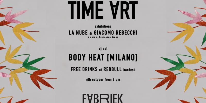 TIME ART-“LA NUBE” di Giacomo Rebecchi a cura di Francesco Arena