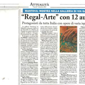 MA QUANTA GENTE C'ERA A QUEST'EVENTO! Regal-Arte 12 artisti in mostra a Mantova.