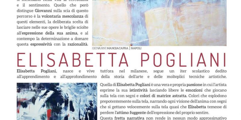 Articoli su Giovanni Mangiacapra ed Elisabetta Pogliani in Expoart