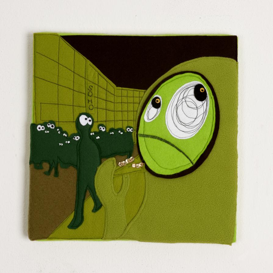 george di fronte al soho di amsterdam