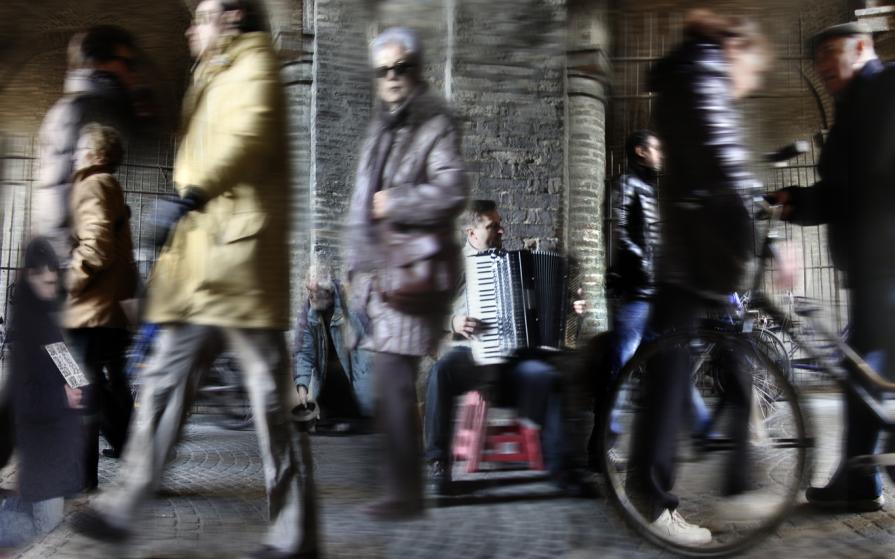 Sabato mattina 25 Febbraio  al mercato della Ghiaia. PR