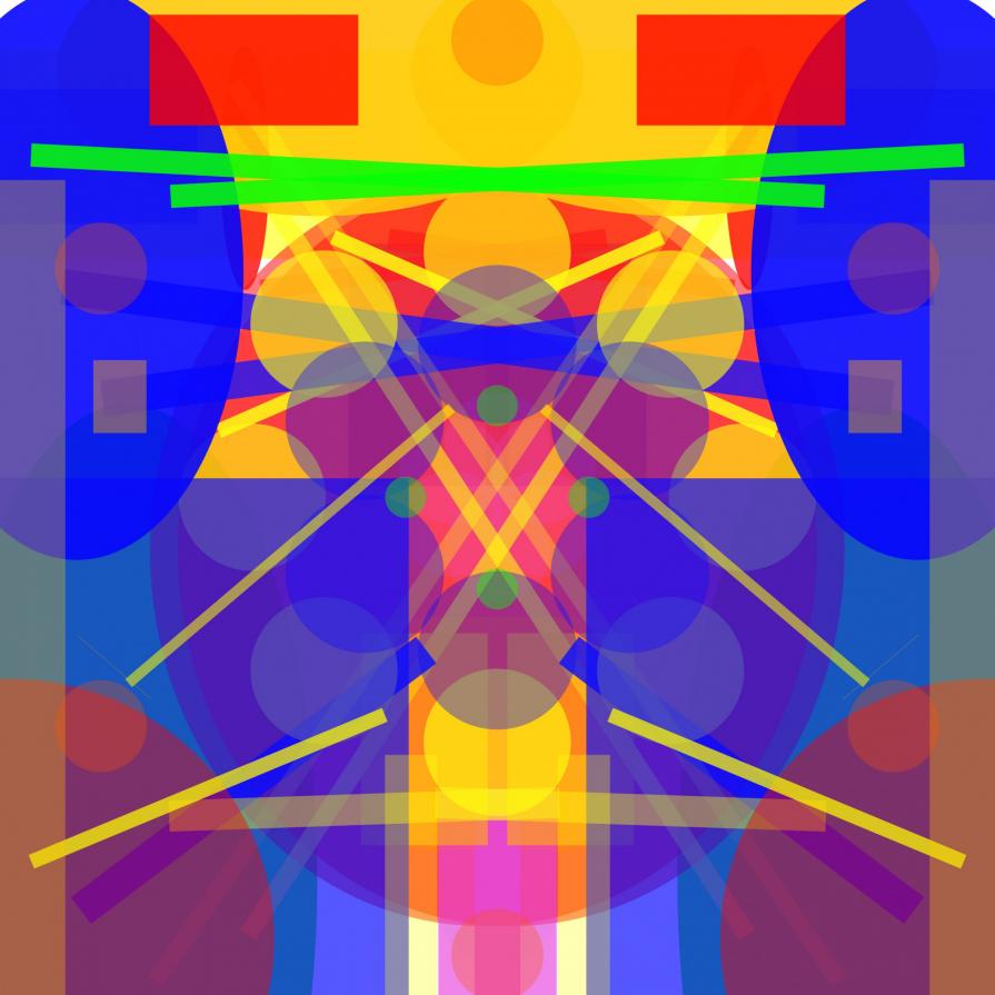 Structure in process – symmetrically, BGSym series, c-0006 Structure in process – symmetrically, BGSym series, c-0006