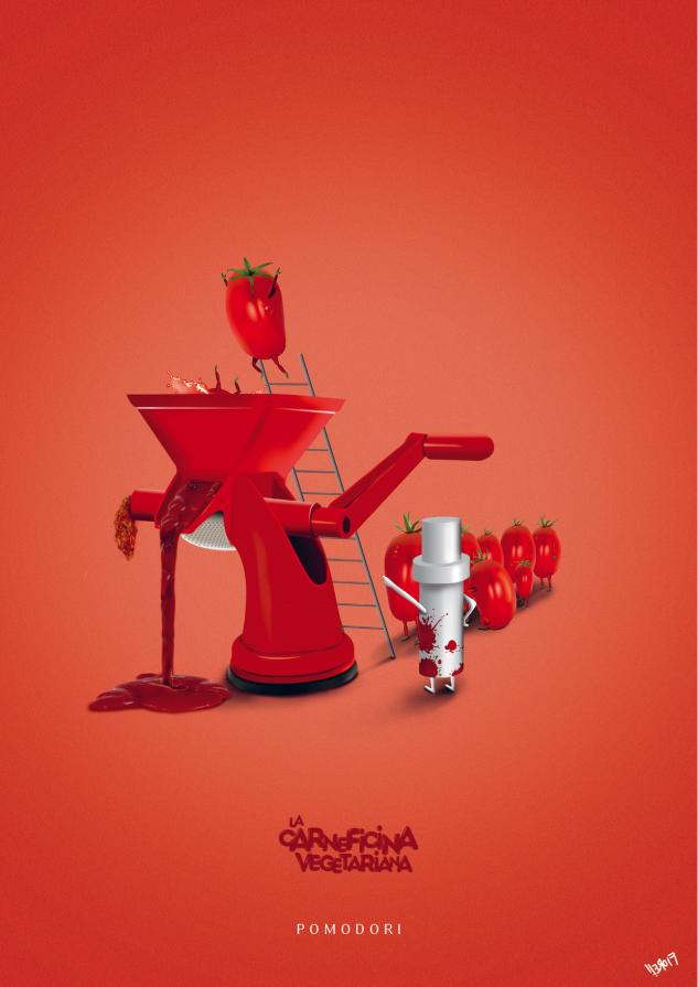 LA CARNEFICINA VEGETARIANA - POMODORI