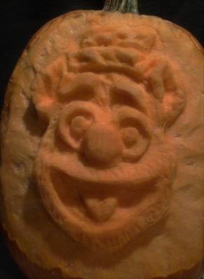 Fuzzy Bear Pumpkin 2015